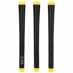 The Grip Master GRIP MASTER THE MASTER SEWN SWINGER (LARGE PERF) GRIPS -SHAFTS Shop 1NaOwr4NQFiVuocfZcvu LARGE PERFORATED SEWN SWINGER STD. BLACK YELLOW CAP