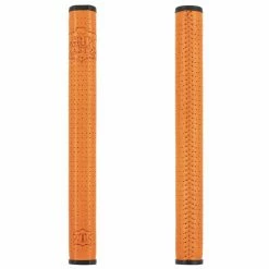The Grip Master GRIP MASTER SIGNATURE CABRETTA LACED FL27 (NON-TAPER 2.0) PUTTER GRIPS -SHAFTS Shop Signature Laced Putter FL27 Orange