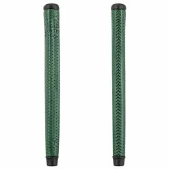 The Grip Master GRIP MASTER SIGNATURE CABRETTA LACED MIDSIZE PUTTER GRIPS -SHAFTS Shop Signature Laced Putter Midsize Dark Green