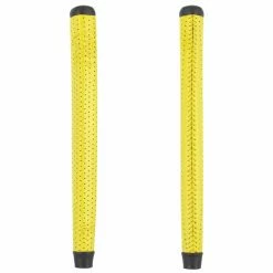 The Grip Master GRIP MASTER SIGNATURE CABRETTA LACED MIDSIZE PUTTER GRIPS -SHAFTS Shop Signature Laced Putter Midsize Mustard