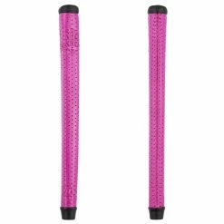 The Grip Master GRIP MASTER SIGNATURE CABRETTA LACED TOUR PUTTER GRIPS -SHAFTS Shop Signature Laced Putter Tour Hot Pink