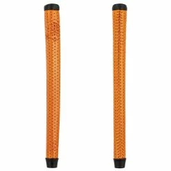 The Grip Master GRIP MASTER SIGNATURE CABRETTA LACED TOUR PUTTER GRIPS -SHAFTS Shop Signature Laced Putter Tour Orange