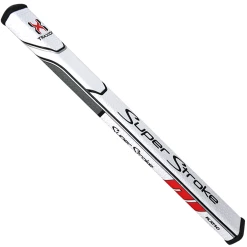 SUPERSTROKE TRAXION FLATSO XL PLUS 2.0 PUTTER GRIP - WHITE/RED/GRAY