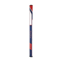 SUPERSTROKE TRAXION FLATSO 17" PUTTER GRIP - RED/WHT/BLU -SHAFTS Shop Traxion Flatso17 RBW Side