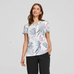 PUMA Golf Women's PUMA X PTC Paradise Camp Golf Shirt
