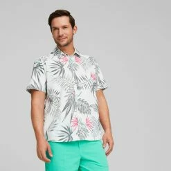 PUMA Golf PUMA X PTC Paradise Button Down Golf Shirt